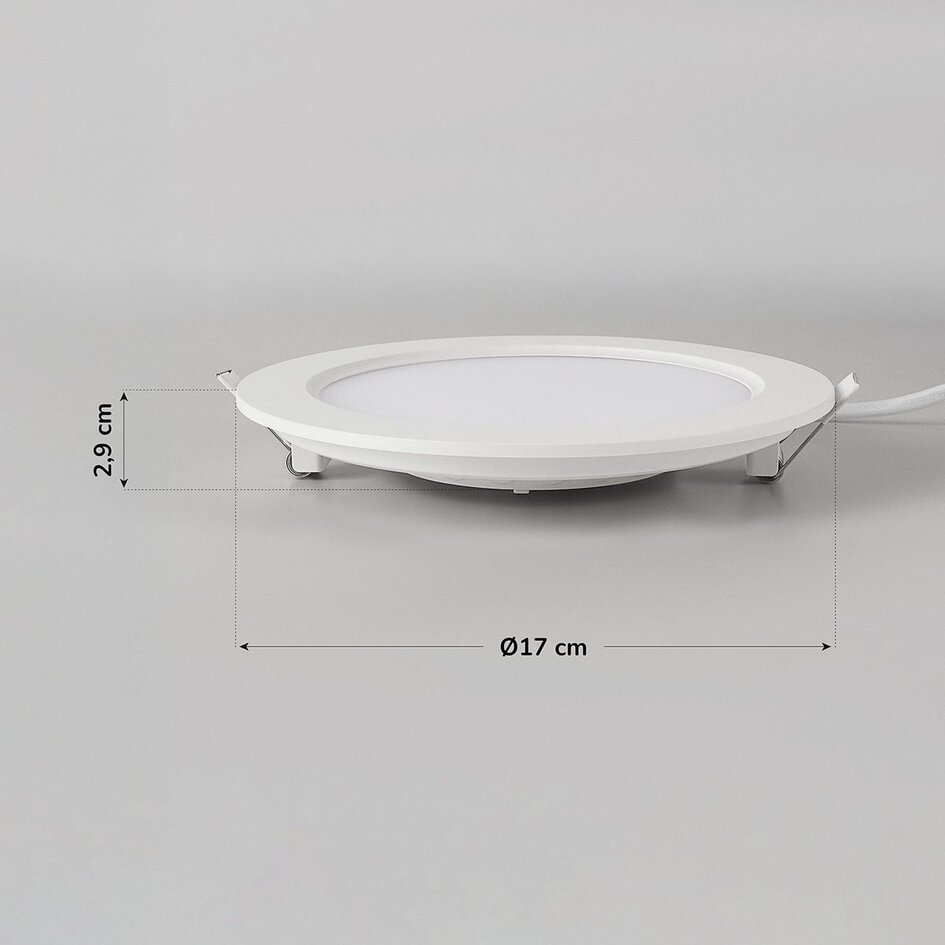 Spot circulaire à LED 12W avec CCT 3000K/4000K6500K - Ø170mm