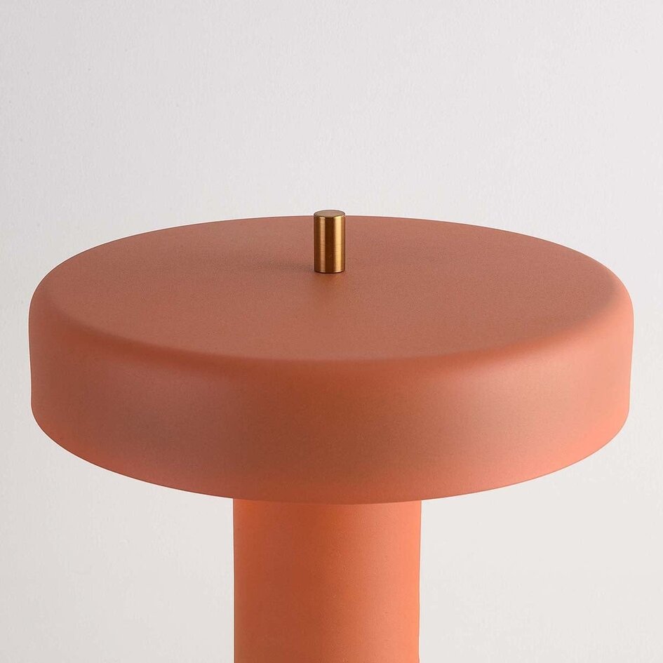 Lampe de table Eleonora 2 lumières - terre cuite