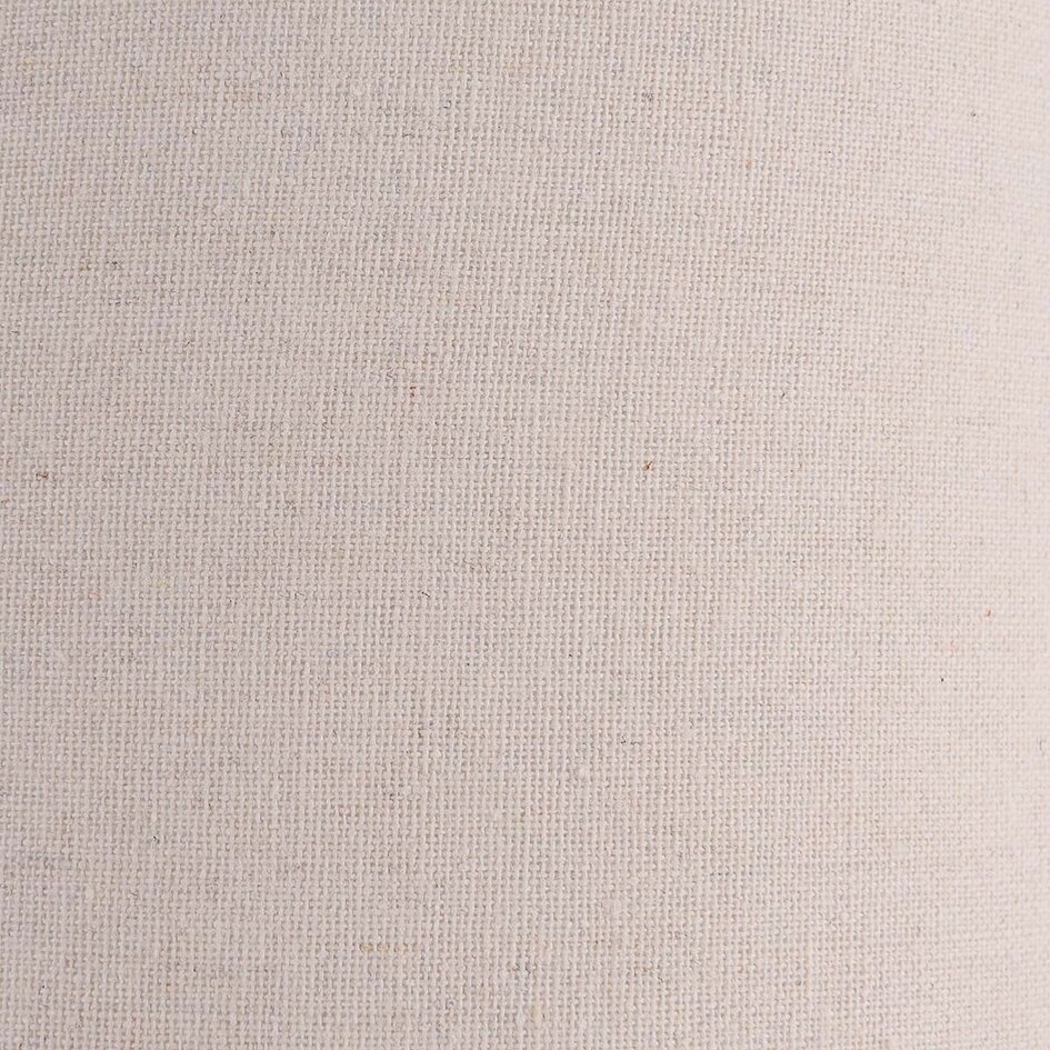 Lampe de table Marisol - pied en céramique effet travertin et abat-jour en tissu