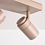 Spot de plafond Tivo avec 3 spots orientables - beige sable