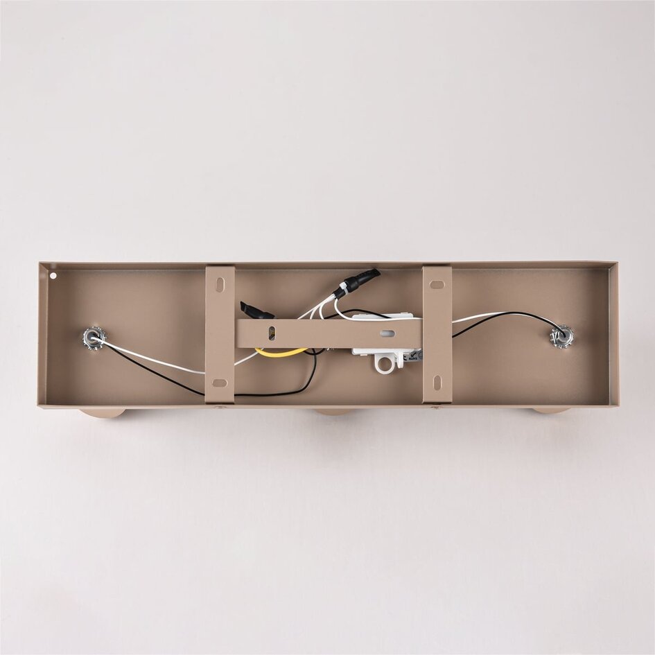 Spot de plafond Tivo avec 3 spots orientables - beige sable