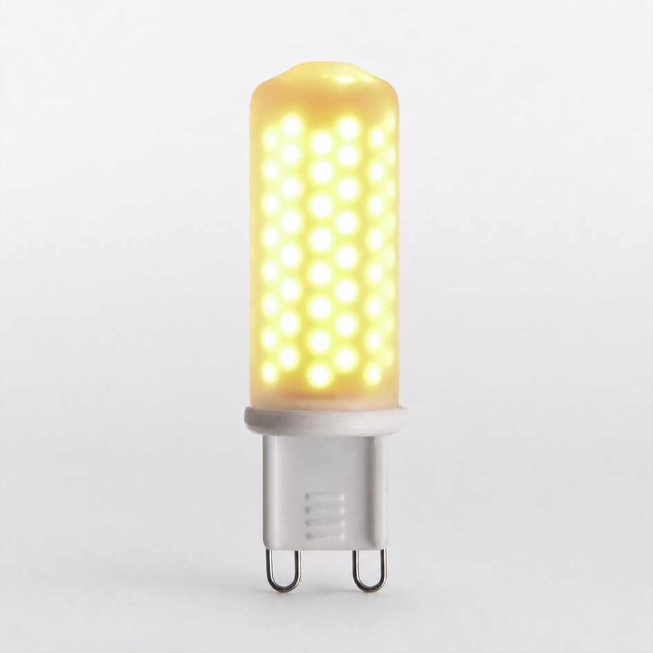 Spot LED G9 dimmable, verre mat 4,2 watts (2700K)