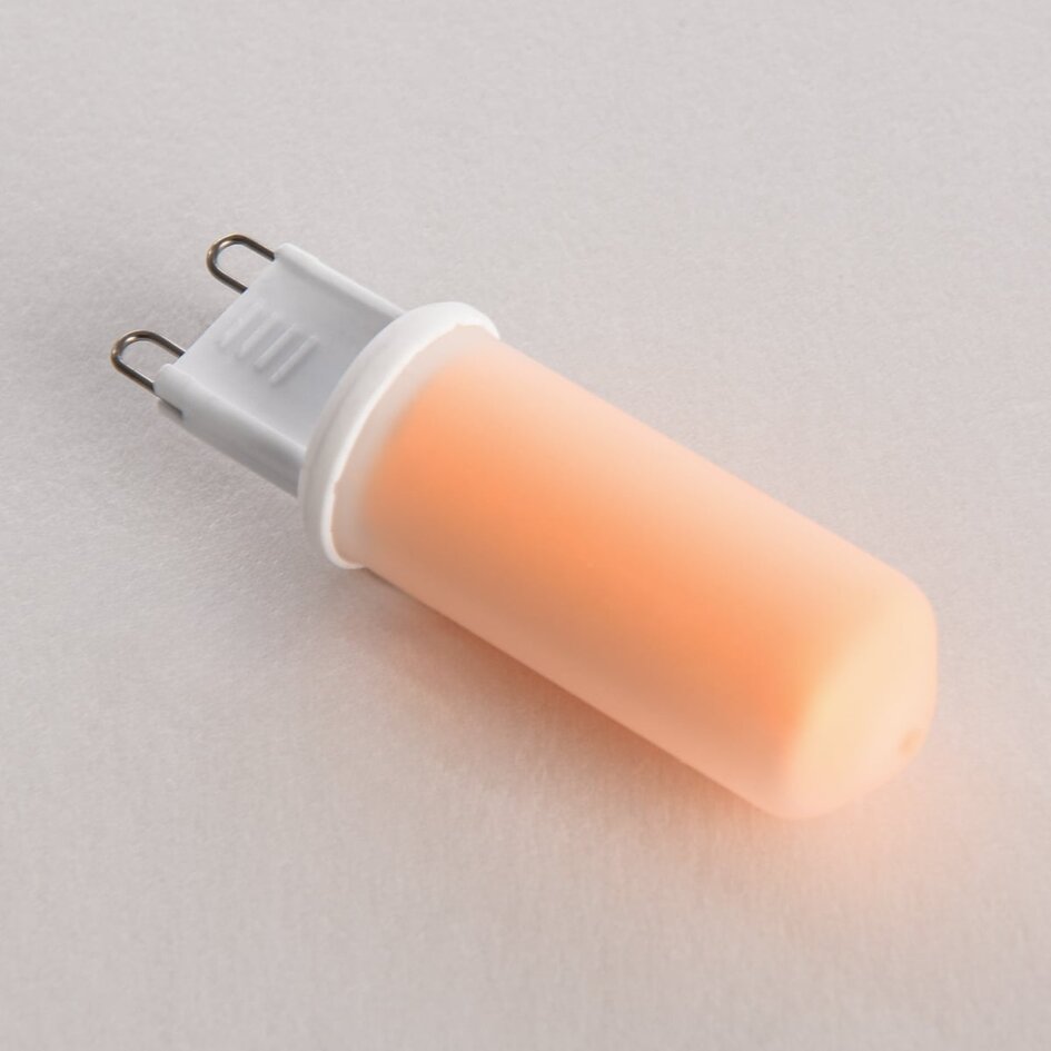 Spot LED G9 dimmable 2,2W 2000K verre dépoli