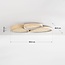 Plafonnier Elpisie avec LED dimmable à 3 étapes et effet pierre - beige