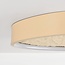 Plafonnier Elpisie avec LED dimmable à 3 étapes et effet pierre - beige