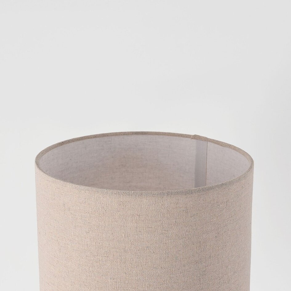 Lampe de table Ranpu naturelle avec abat-jour en lin