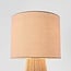 Lampe de table Ranpu naturelle avec abat-jour en lin