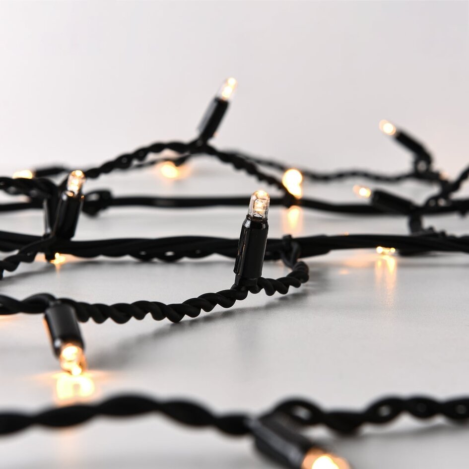 Guirlandes stalactite connectables | à partir de 3 mètres | 114 LEDs | blanc chaud | caoutchouc
