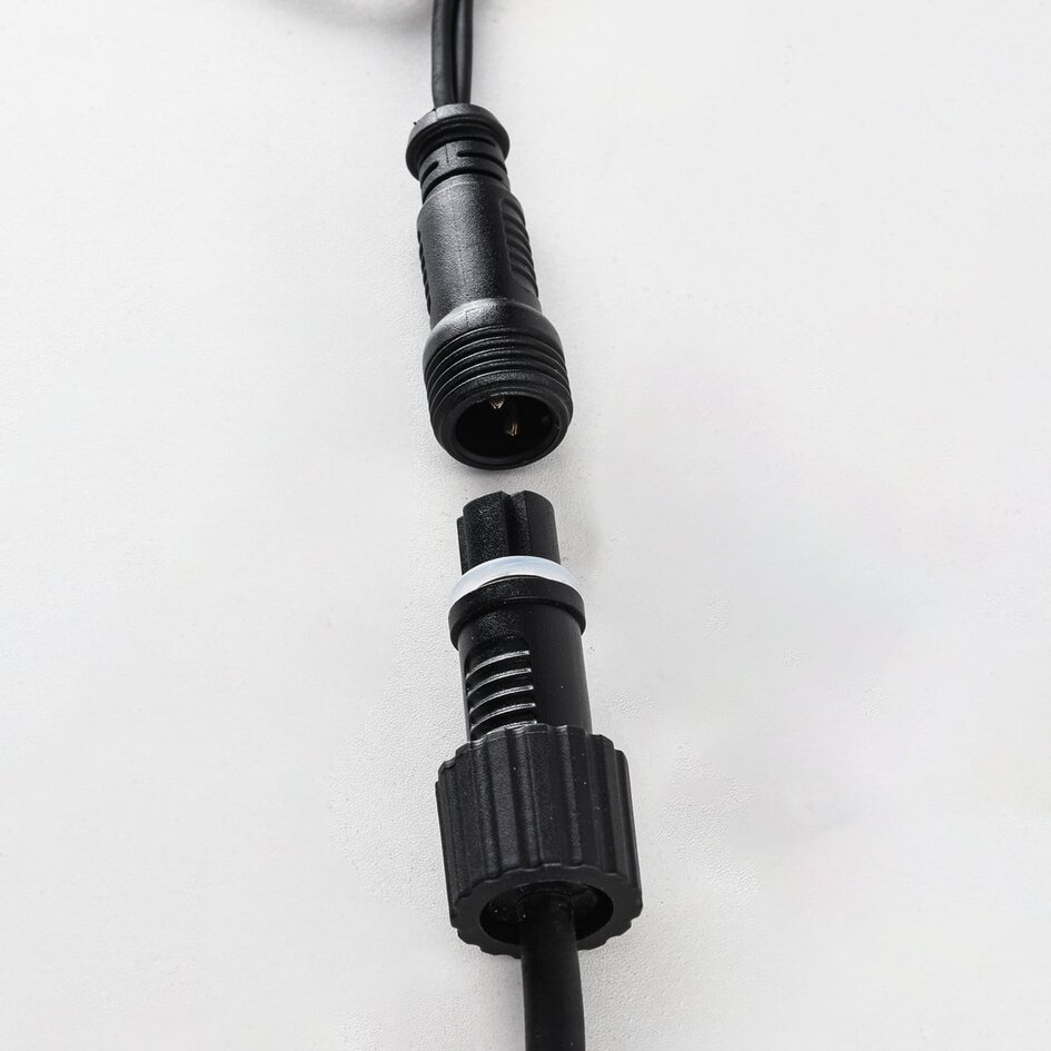 Guirlandes stalactite connectables | à partir de 3 mètres | 114 LEDs | blanc chaud | caoutchouc