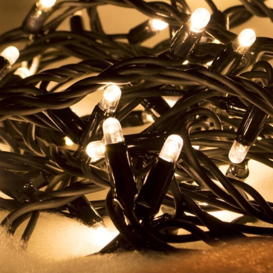 Guirlandes stalactite connectables | à partir de 3 mètres | 114 LEDs | blanc chaud | caoutchouc