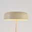 Lampadaire Arlie avec pied aspect travertin - beige