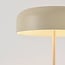 Lampadaire Arlie avec pied aspect travertin - beige