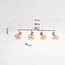Plafonnier réglable à 4 lumières Dari avec verre ambré - beige