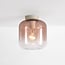 Plafonnier Soli beige avec verre ombré