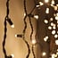 Rideau lumineux noir reliable | à partir de 2 mètres | 300 LEDs | 2200K blanc extra chaud | caoutchouc