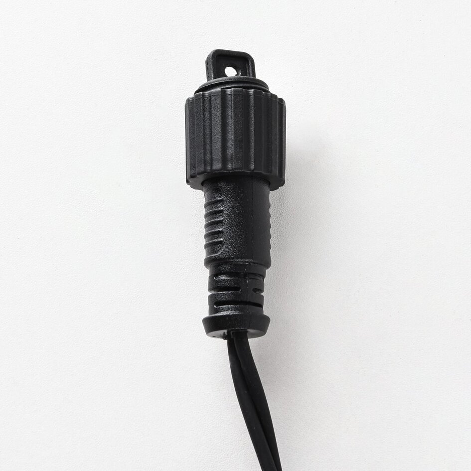 Guirlandes stalactite connectables | à partir de 3 mètres | 114 LEDs | blanc chaud avec clignotement | caoutchouc