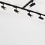 Kit rail monophasé de 1,5 mètre et spots Jazz, noir