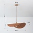 Suspension Roses en bambou tressé - marron