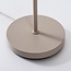 Lampadaire Kodee beige avec verre ambré