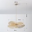 Suspension Janah avec abat-jours en papier tressé à la main - beige