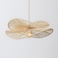 Suspension Janah avec abat-jours en papier tressé à la main - beige