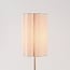 Lampe de table Mirjam avec abat-jour plissé en lin - beige