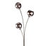 Lampadaire moderne Campbell 3 lumières en verre fumé
