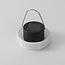 Lampion solaire Soleni - suspension solaire en nylon blanc