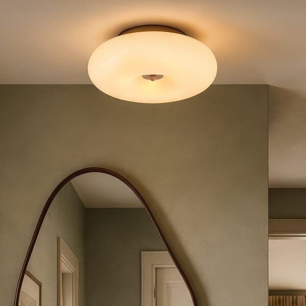 Plafonnier Rosalie avec verre beige