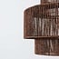 Suspension Sumi en papier - brun foncé