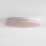 Plafonnier LED dimmable à 3 étapes Corinda avec aspect marbre foncé - blanc