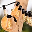 Kit guirlande guinguette avec ampoules LED spirale de 3 watts Ø60, option dimmable