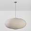 Suspension Sikara avec abat-jour en lin naturel- Ø80