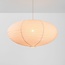 Suspension Sikara avec abat-jour en lin naturel- Ø80