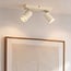 Spot de plafond Dotto avec 2 spots orientables en blanc perle