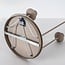 Plafonnier Carato avec 5 globes en verre ambré - beige
