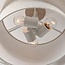 Plafonnier à 3 lumières Neroi - beige avec abat-jours en lin superposés