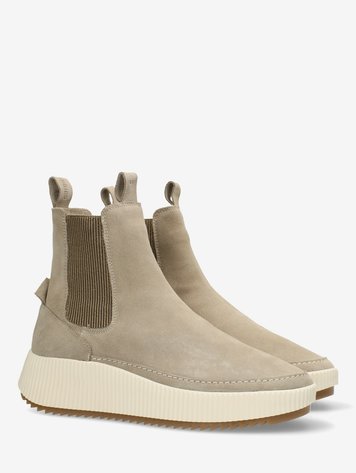 Shabbies Amsterdam Damen Boots - 7cm Absatz, Shiny Grain Leather