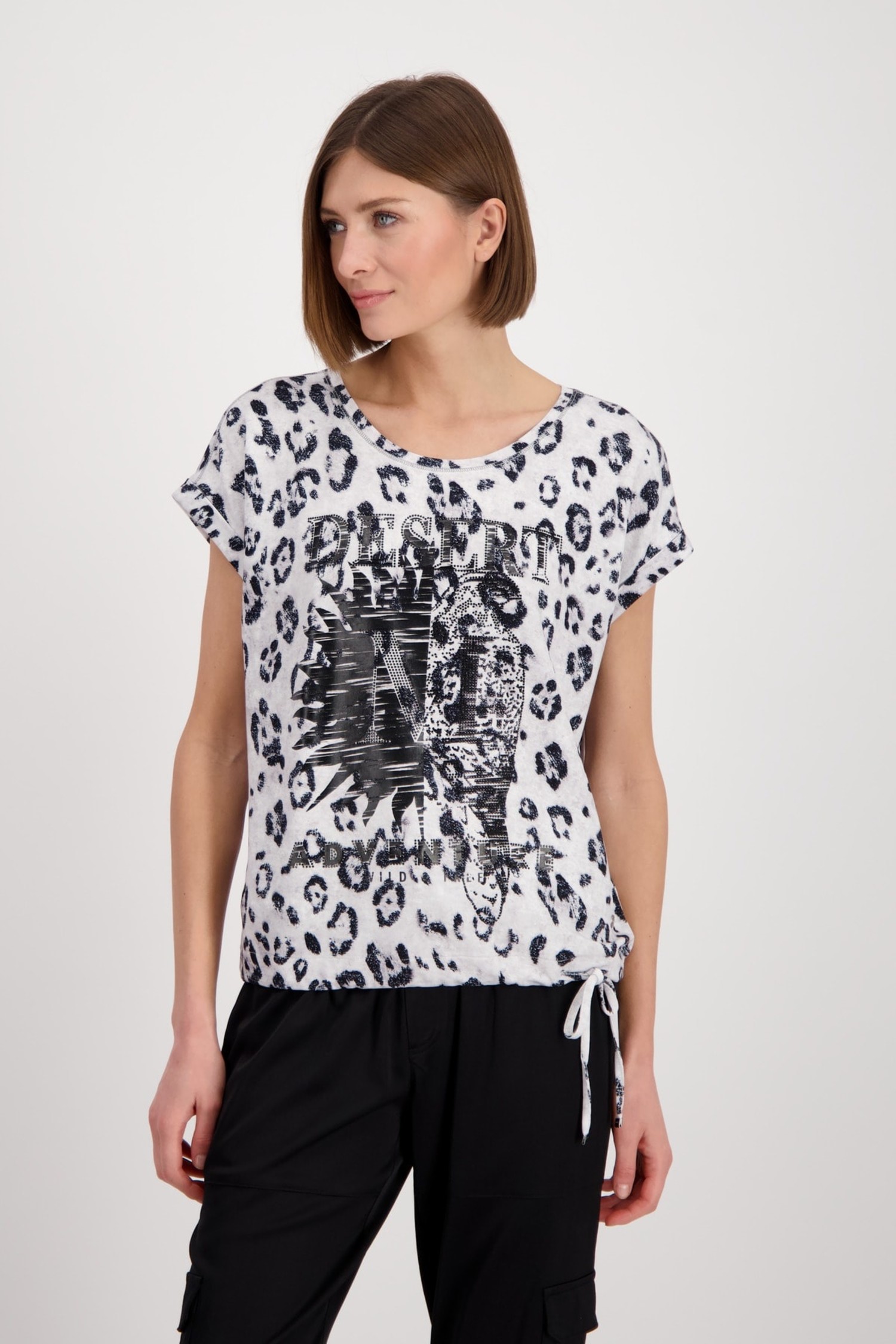 408144 - Shirt met dierenprint en tunnelkoord - bambus pattern - Mode  Galerie