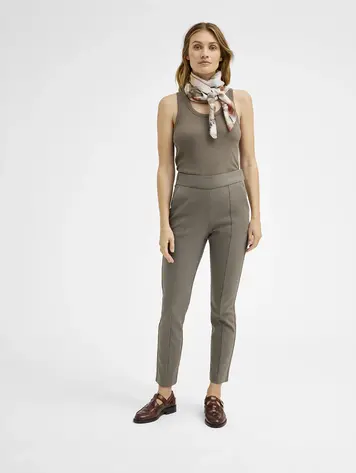 Gustav Magnet Grey Jersey Trouser 60032