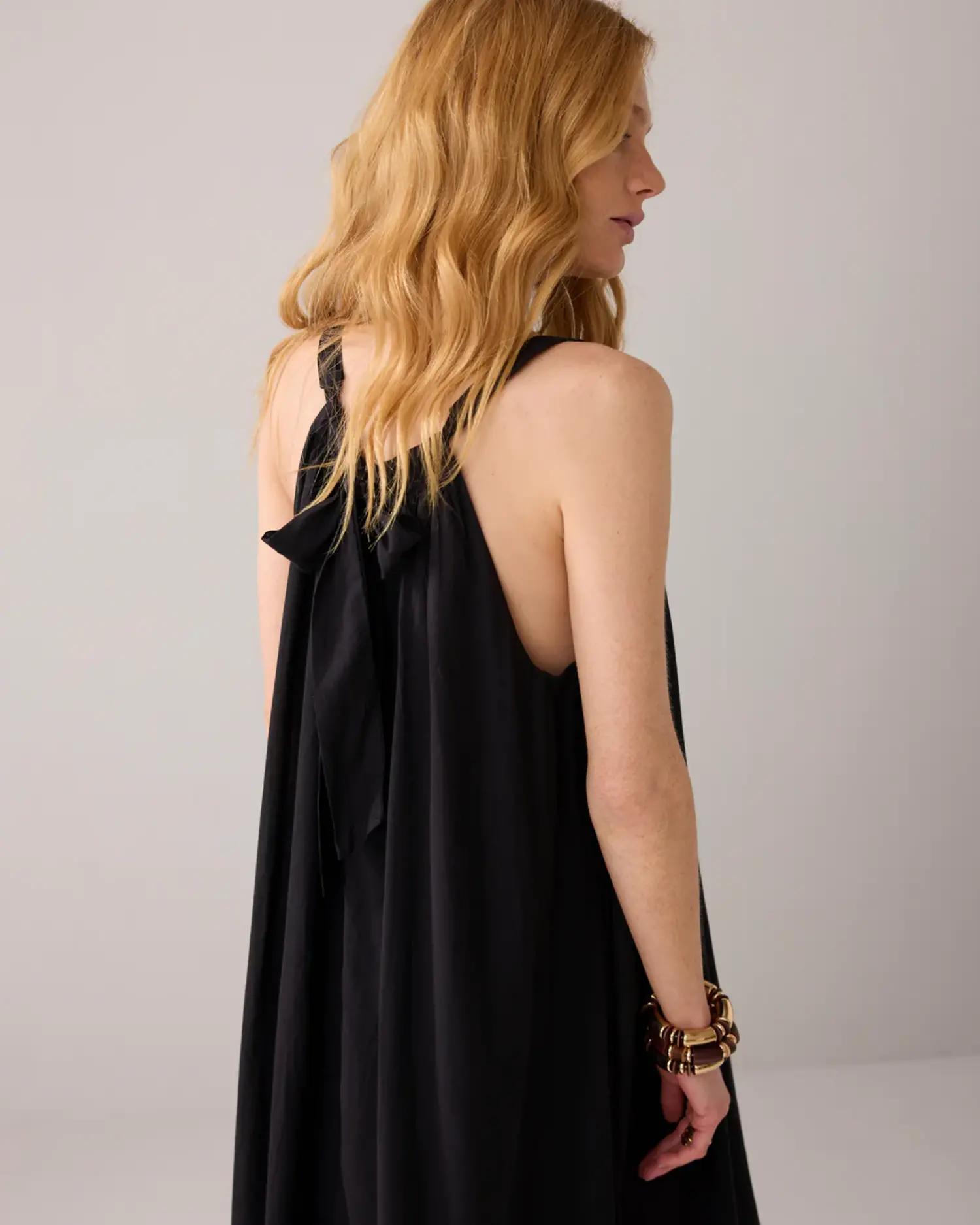 Dames Jurken Summum Zwarte Jurk 5s1606-11939 Dress Sushi Voile