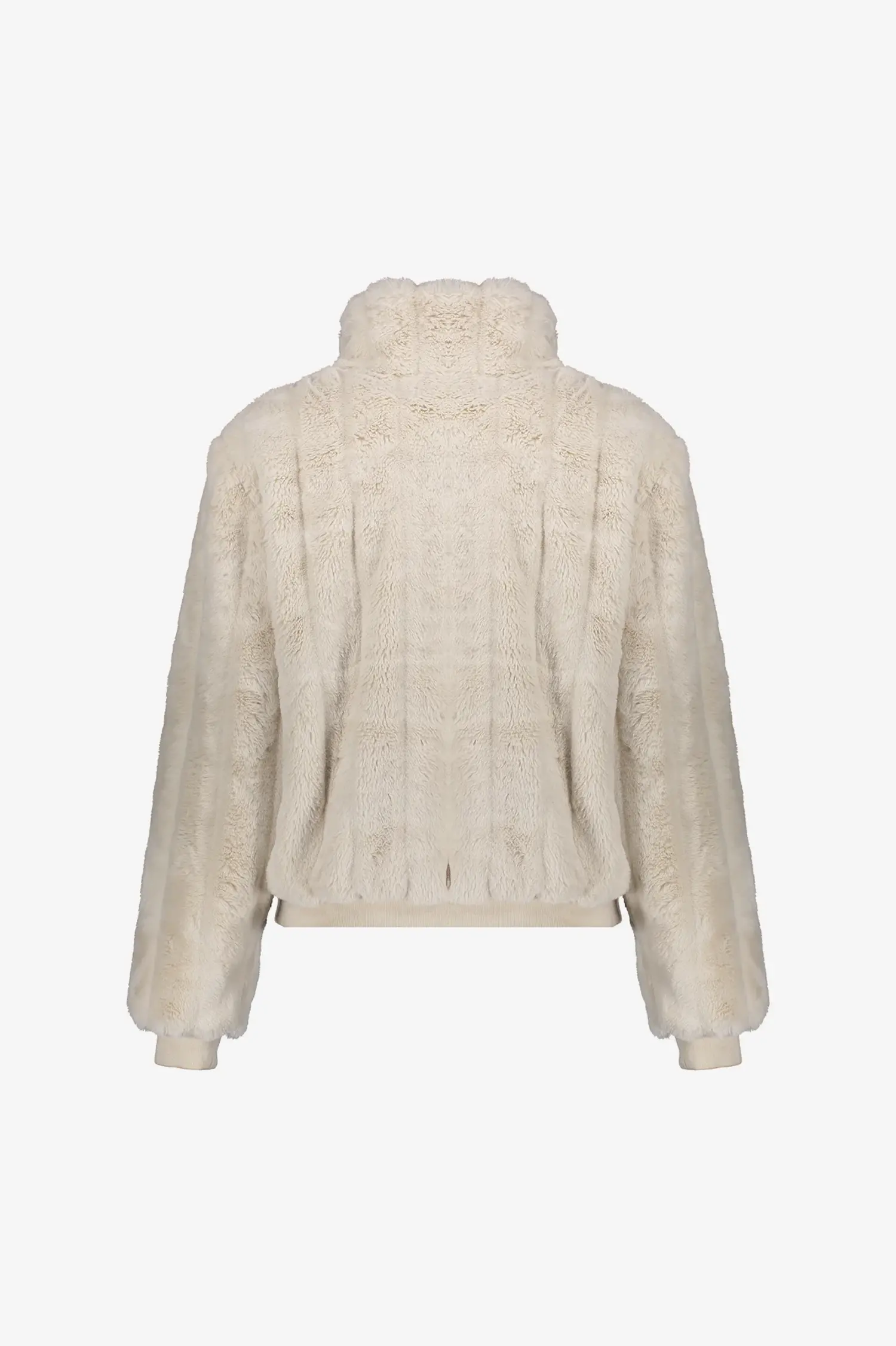 58562-19 - Jacket fake fur - off-white - Mode Galerie