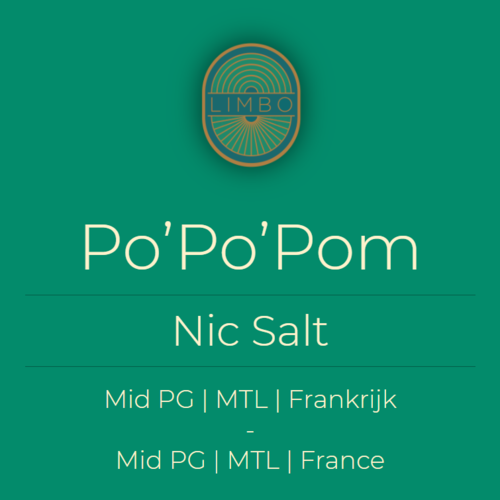 Liquideo Nic Salts Fifty Po'Po'Pom Liquideo Nic Salts Fifty Po'Po'Pom