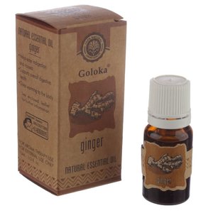 Goloka Natuurlijke Etherische Olie Gember (10 ml.)