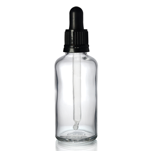 Limbo Liquids Helder glazen fles met pipet (60 ml)