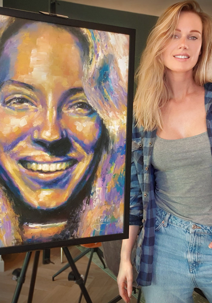 Youtube Oil Painting Adequate ASMR made by Isabel