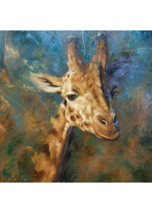 Giraffe  70  x  70  cm