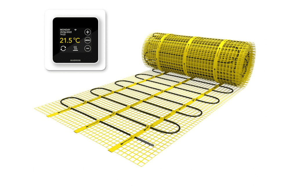 lancering stap in plank MAGNUM Mat Wifi Control set 6 m² - 900 Watt - 123InstallatieMaterialen