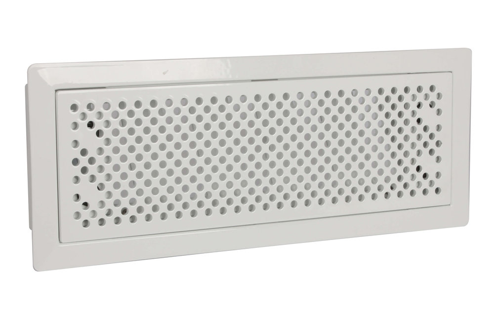 Vent-Axia Uniflexplus ventilatie instelbaar vloerrooster met gaten - WIT