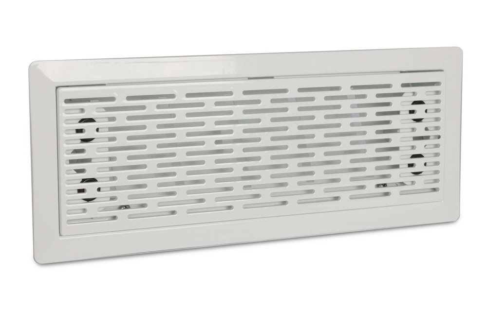 Vent-Axia Uniflexplus ventilatie instelbaar vloerrooster met sleuven - WIT